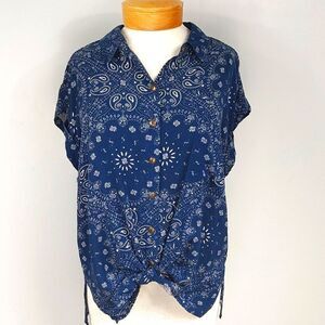 NWT NOBO Handkerchief Shirt